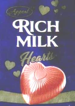 Appeal Rich Milk Hearts Device mark 4397561 Trademark
