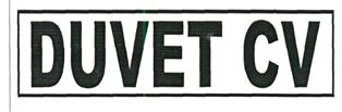Duvet Cv Device mark 4398885 Trademark