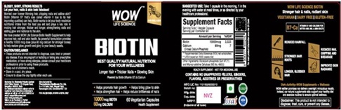 Wow Life Science Biotin Device mark 4399207 Trademark