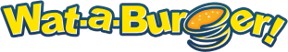 Wat-a-burger! Logo Written In Stylized Fashion With ‘g’ Stylized As A Burger Device mark 4421129 Trademark