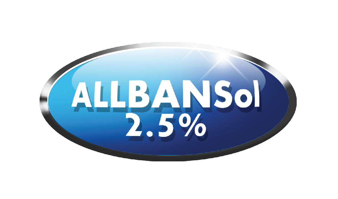 Allbansol 2.5% Device mark 4428083 Trademark
