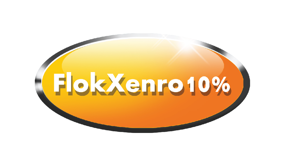 Flokxenro 10% Device mark 4428094 Trademark