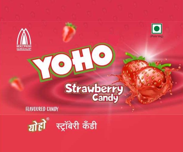 Yoho- Strawberry Candy Device mark 4441961 Trademark