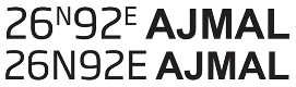 26n92e Ajmal Label Device mark 4430060 Trademark