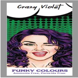 Crazy Violet- Funky Colours Device mark 4435394 Trademark