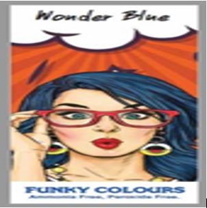 Wonder Blue- Funky Colours Device mark 4435398 Trademark