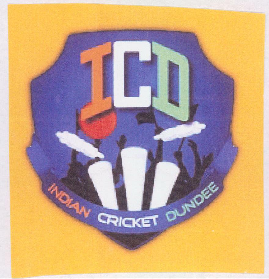 Icd Indian Cricket Dundee Device mark 2176630 Trademark