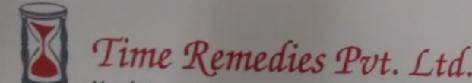 Time Remedies Pvt. Ltd. With Device Device mark 4446447 Trademark