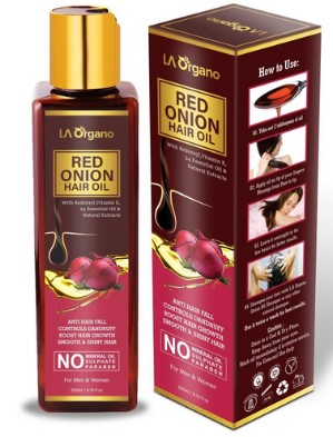 La Organo Red Onion Hair Oil (label) Device mark 4460426 Trademark