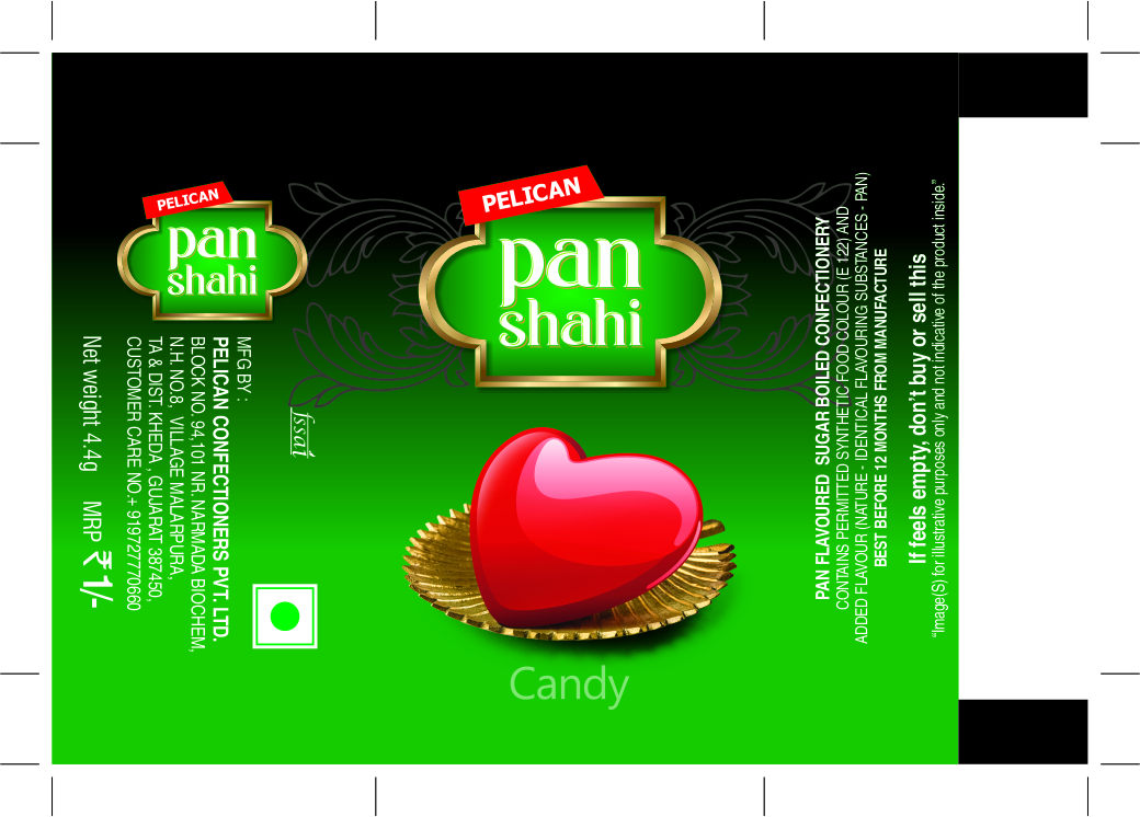 Pelican Pan Shahi With Devices And Other Matters Device mark 4457774 Trademark