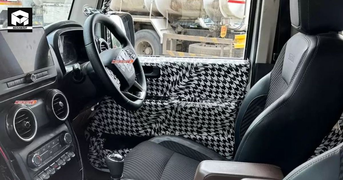 Dive into the Interior of Five-Door Mahindra Thar Before the Upcoming Launch - wide