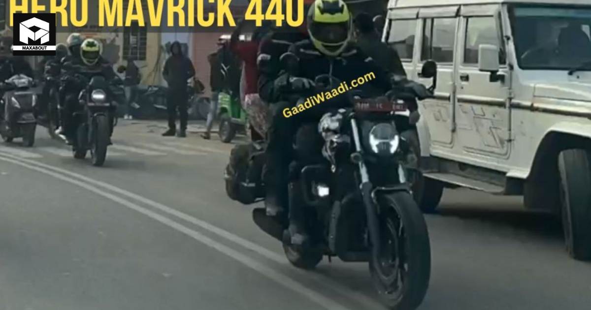 Upcoming Hero Mavrick 440 Alongside Harley-Davidson X440 Equipped with Accessories - background