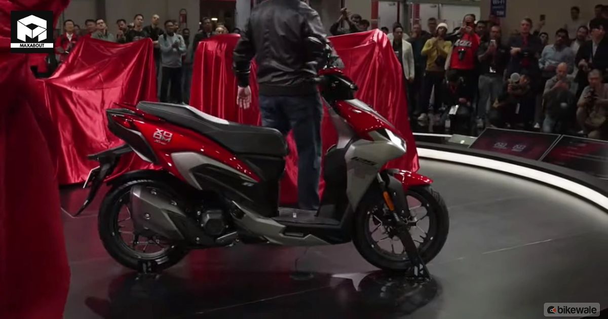 Hero Xoom 125R scooter unveiled in India - left