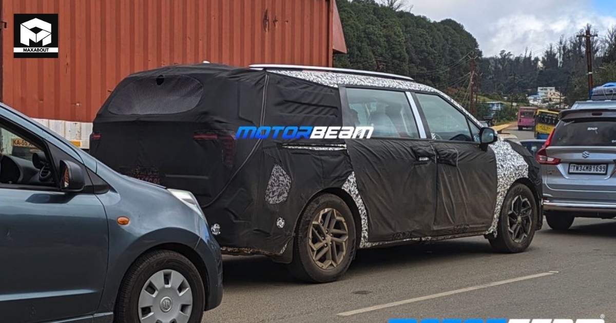 2024 Kia Carnival Spotted Testing in India, Launch Imminent - right