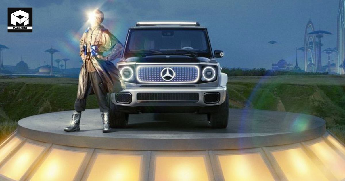 CES 2024: Mercedes G-Class EV shows off 360-Degree Tank Turns in Las Vegas - foreground