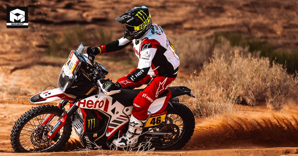 Ross Branch Dominates Stage 5 at Dakar 2024, Takes Back the Lead for Team Hero - frame