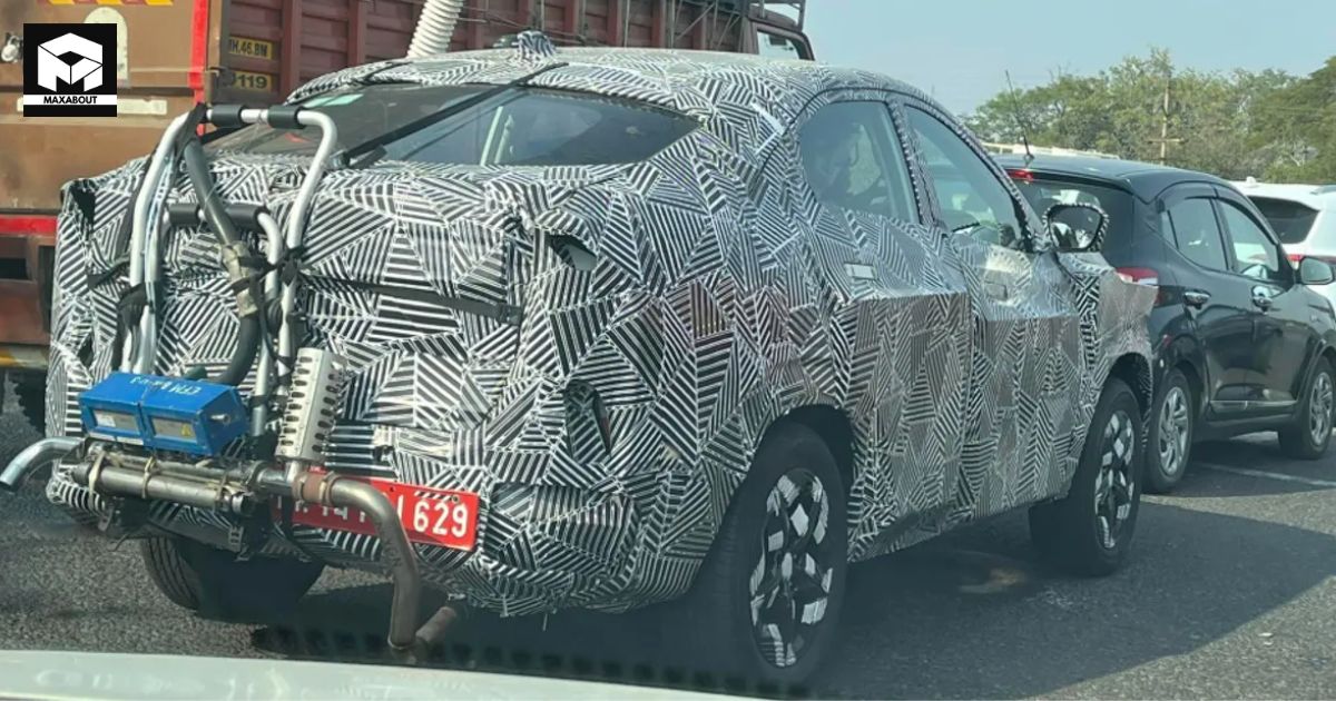 Tata Curvv ICE Variant Spotted During Emissions Testing Prior to Launch - wide
