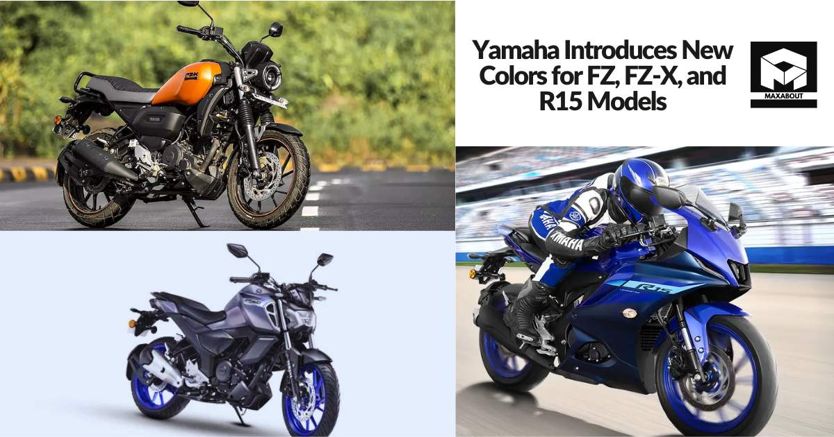 Yamaha Introduces New Colors for FZ, FZ-X, and R15 Models