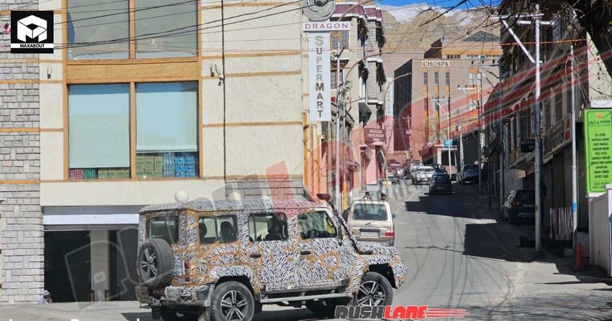 Force Gurkha 5-Door Spotted Testing in Ladakh - image