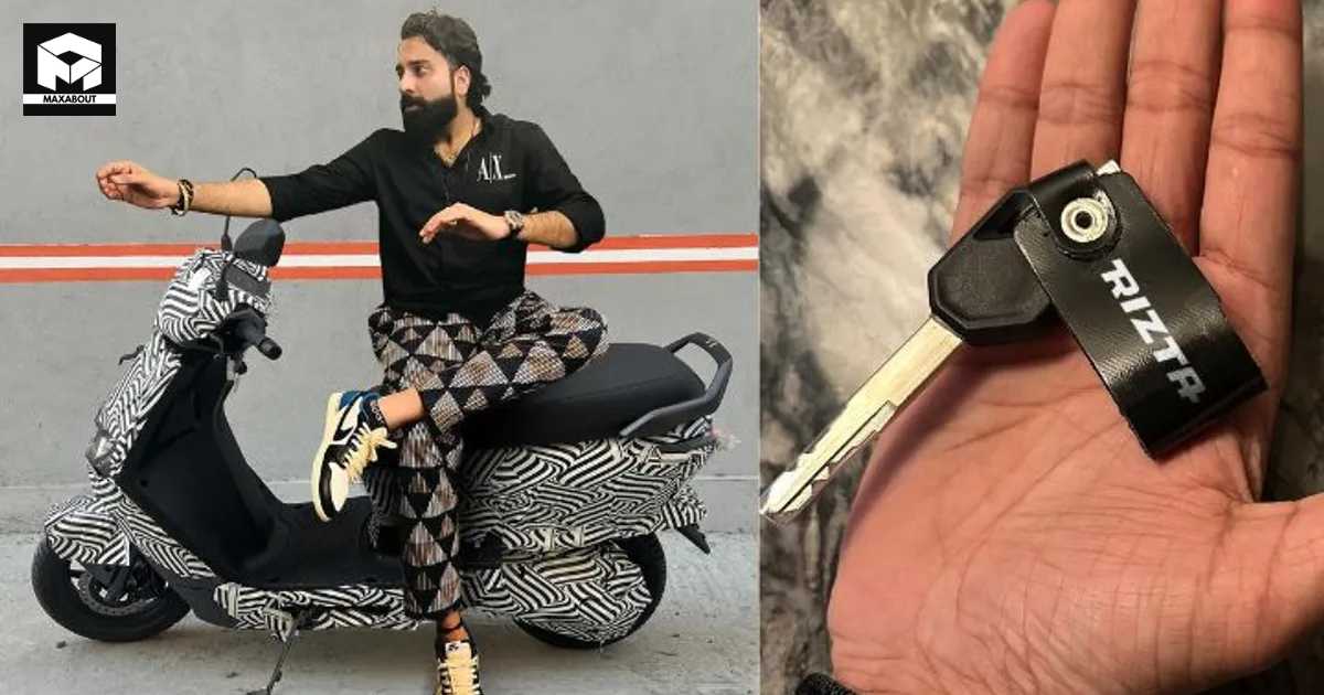 Ather Rizta Electric Scooter Teased by Anubhav Singh Bassi - close up