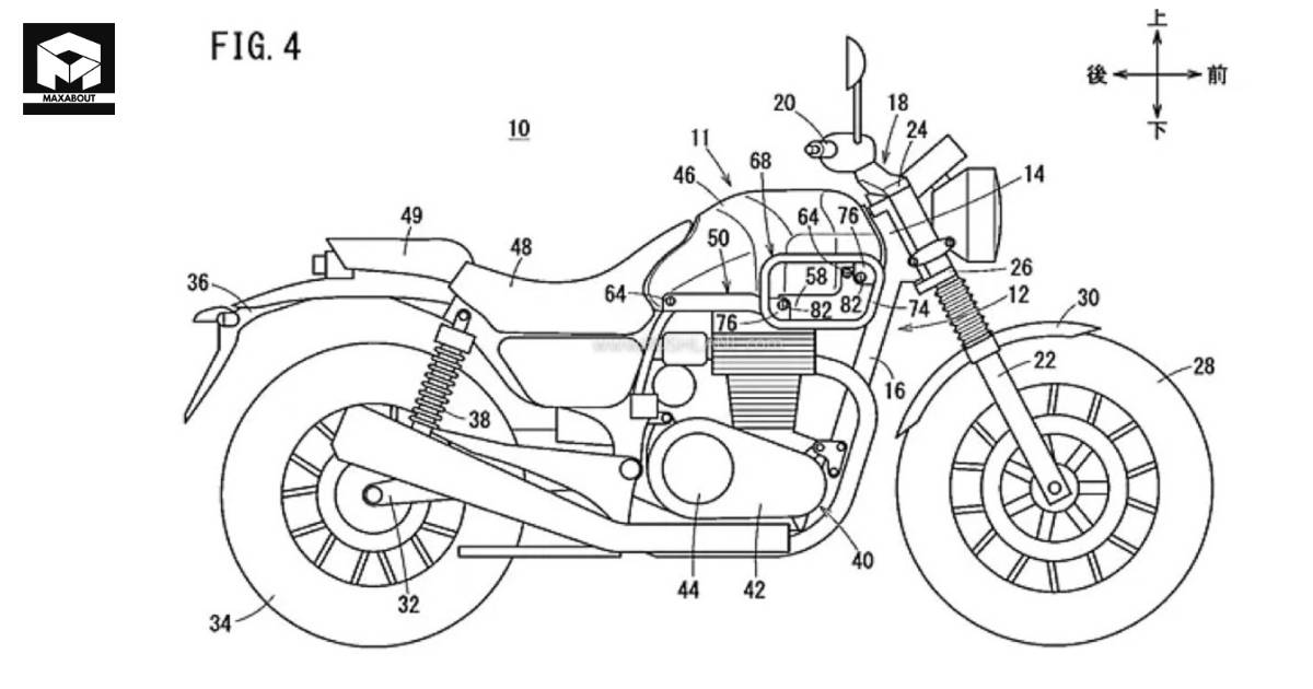 Honda 350cc Scrambler: Design Patent Leaks - image