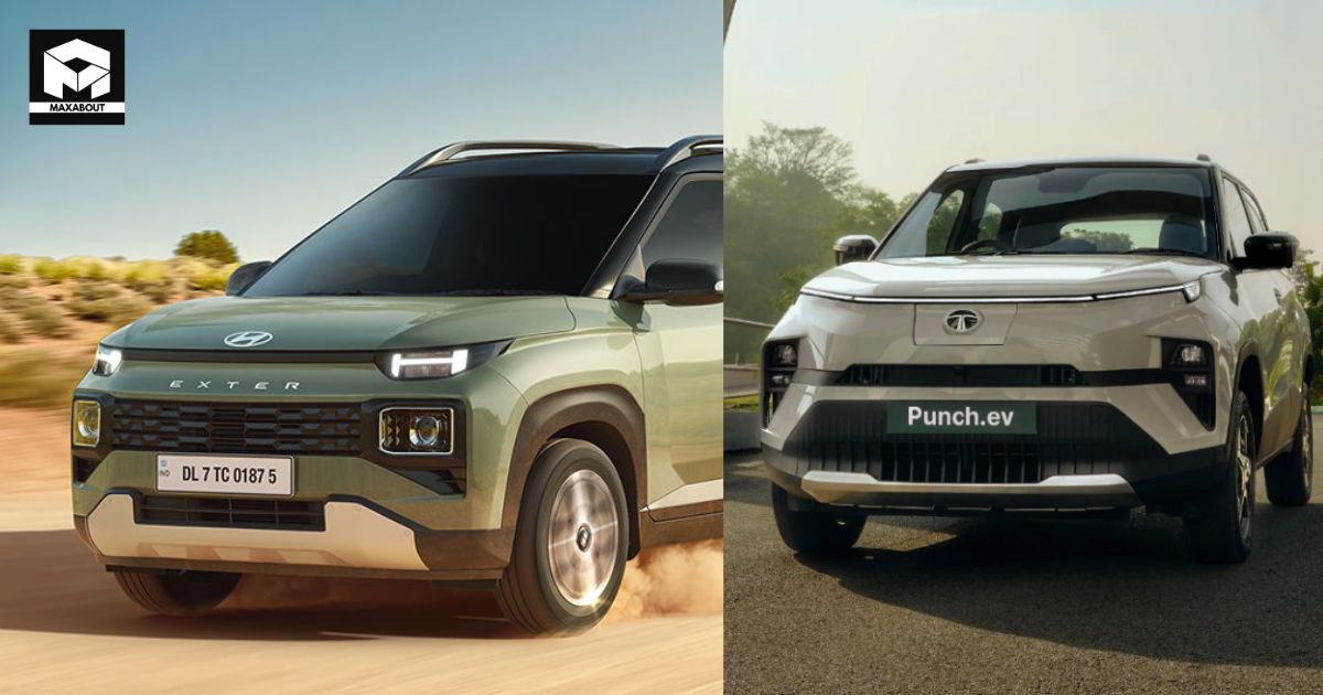 Hyundai Exter vs Tata Punch EV: Micro SUV Face-Off - left