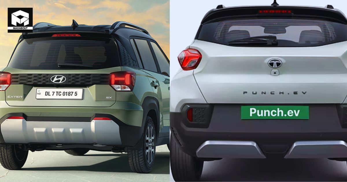 Hyundai Exter vs Tata Punch EV: Micro SUV Face-Off - back