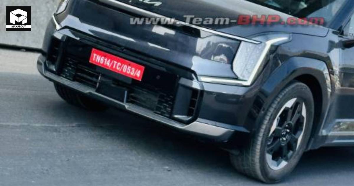 Kia EV9 Spotted During Testing in India - landscape