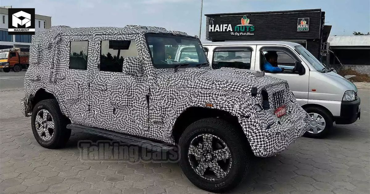 Exciting Upgrades in the Mahindra Thar 5-Door Prototype - background