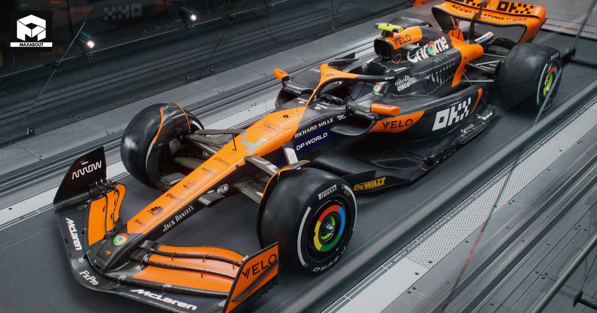 McLaren Unveils 2024 F1 Car with Fresh Design - right