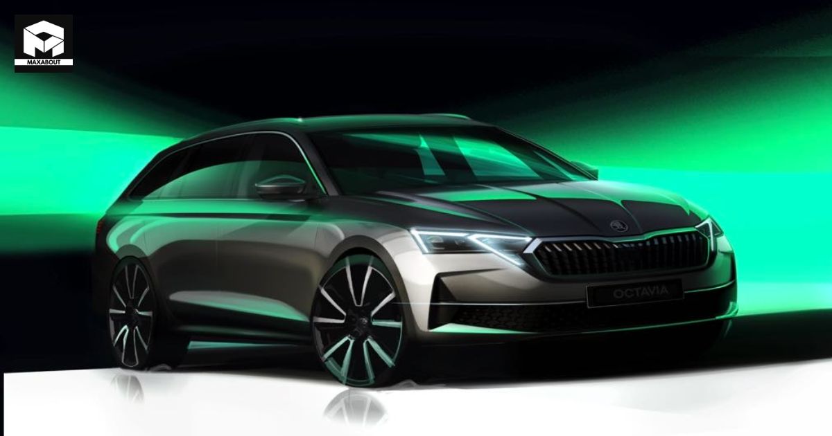 Sketches Unveiled for Skoda Octavia Facelift - view