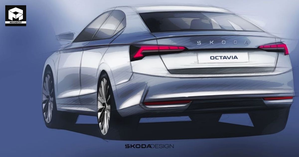 Sketches Unveiled for Skoda Octavia Facelift - portrait