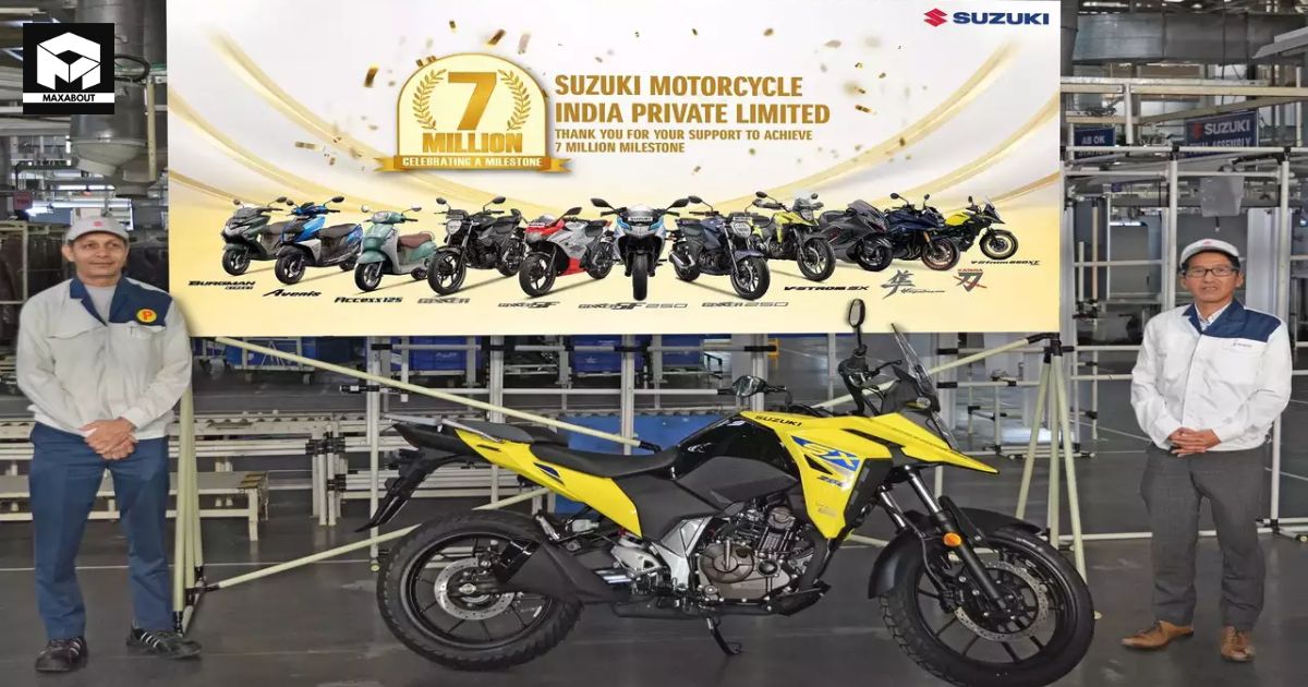 Suzuki Access 125: The Celebrated 1 Millionth Unit of Suzuki Motorcycle India - close-up