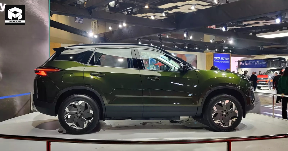 Top Highlights of the Tata Harrier EV - angle