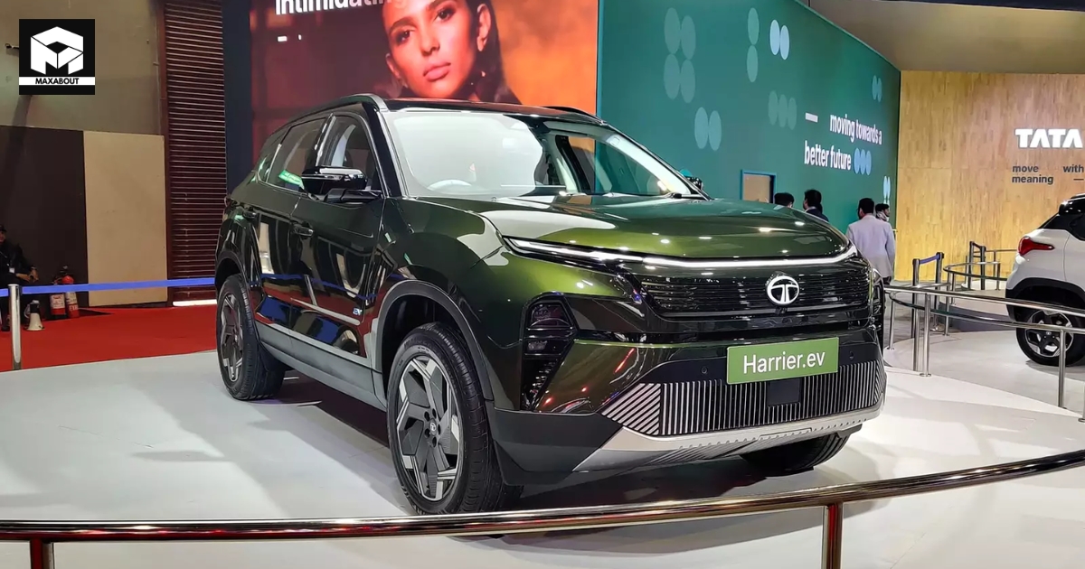 Top Highlights of the Tata Harrier EV - foreground