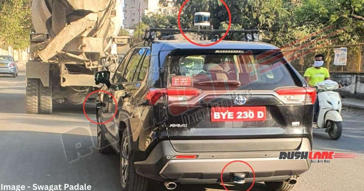 Toyota RAV4 Spotted with LiDAR: ARAI Testing Self-Driving Cars - snap