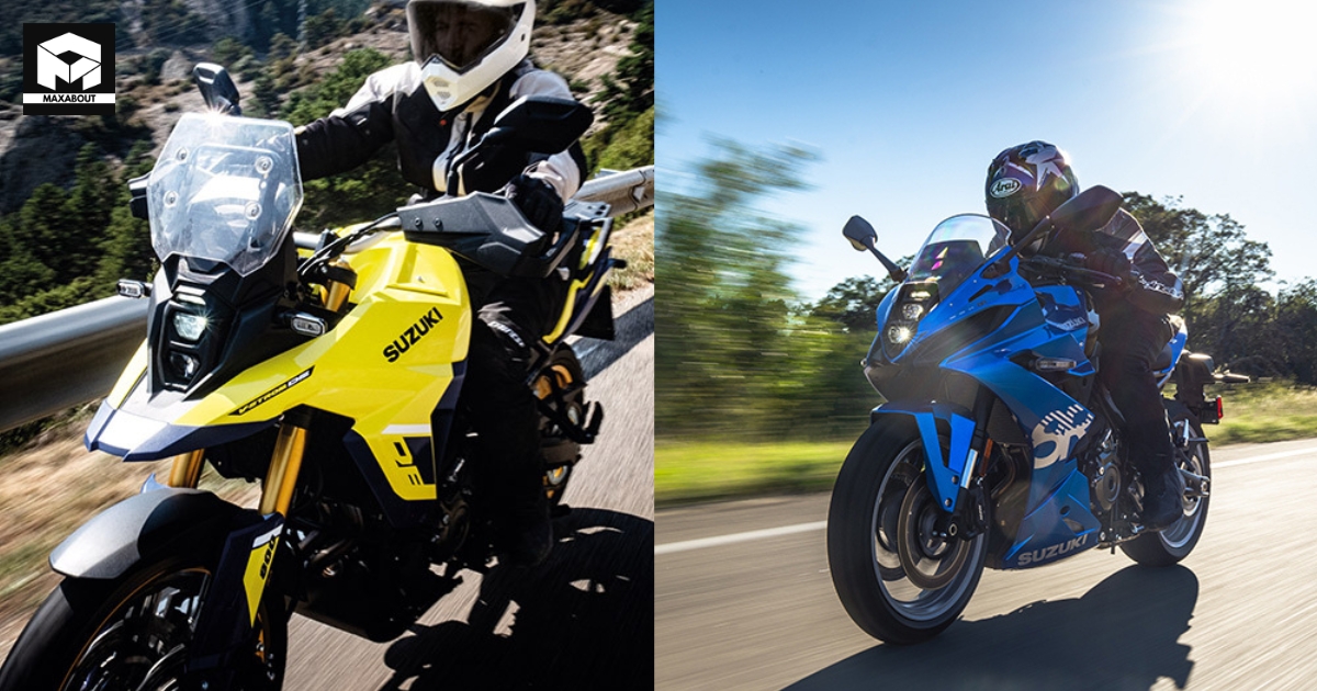 Suzuki presents V-Strom 800DE and GSX-8R at the 2024 Bharat Mobility Expo - macro