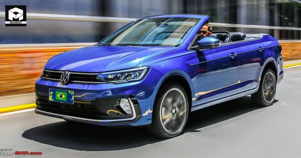 Volkswagen Virtus Convertible Unveiled – A One-Off Project Stunner! - landscape