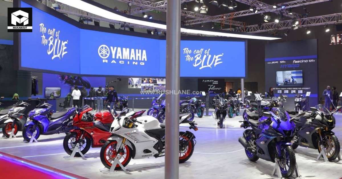 Yamaha Showcases R1, R7, MT-07, NMax at Bharat Mobility Expo - back