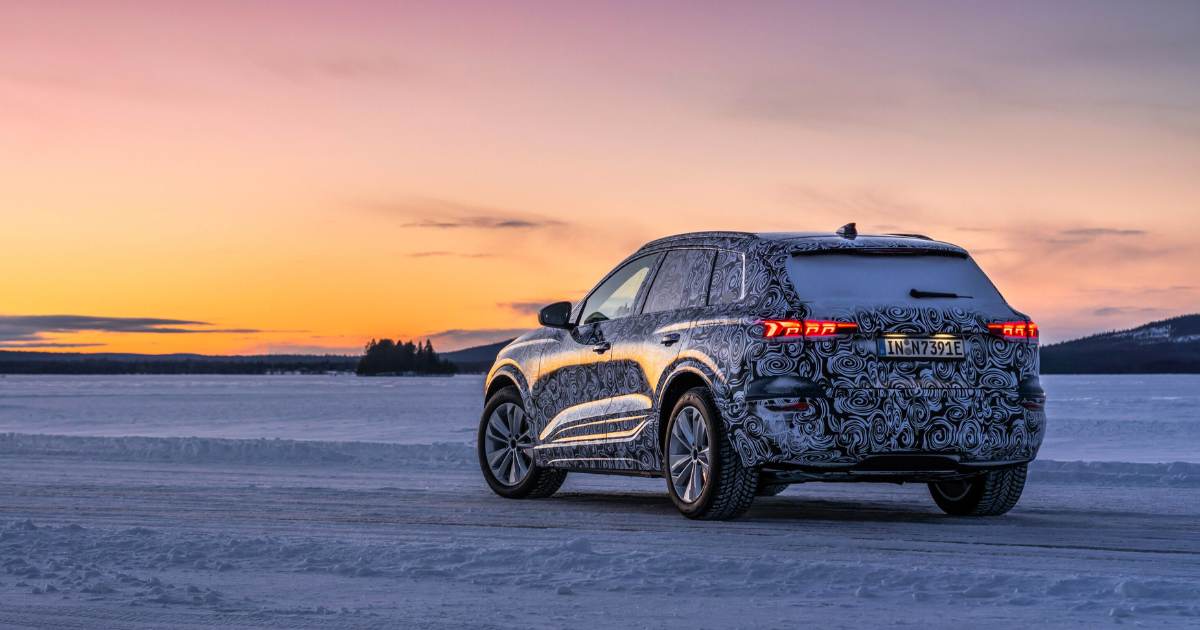 Introducing the Audi Q6 e-tron: A Sneak Peek into the Future - background