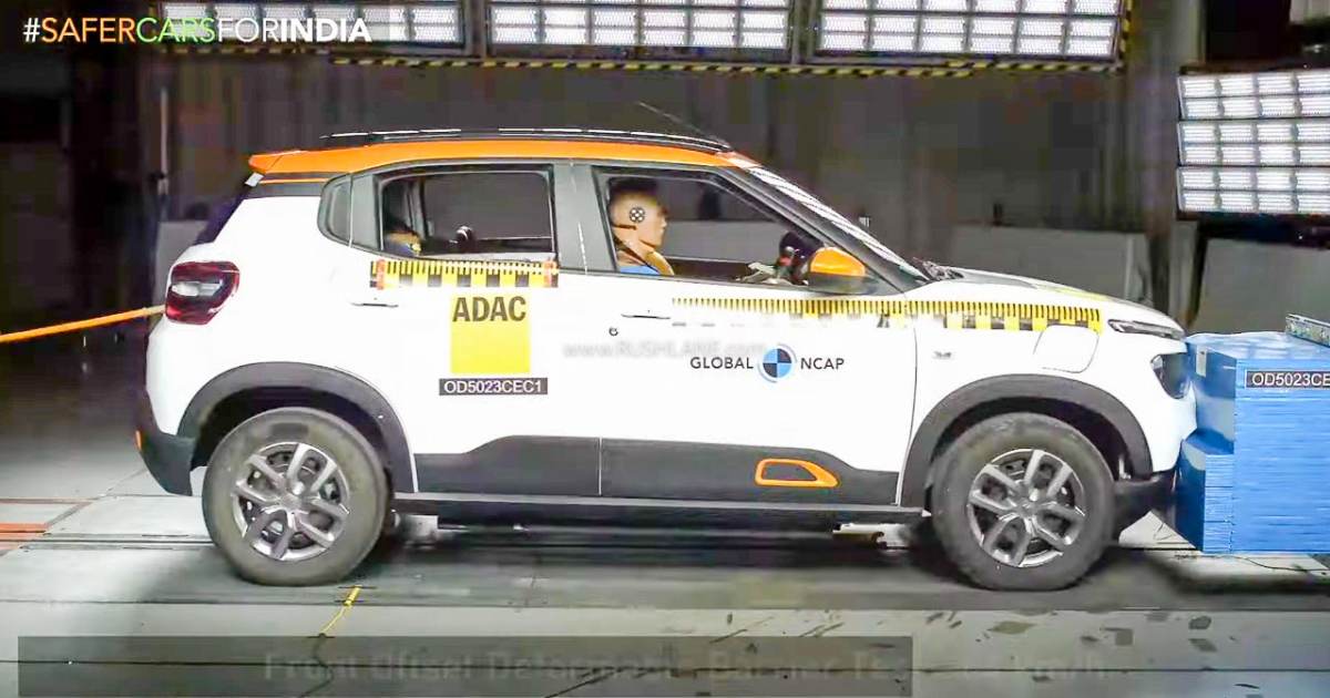 Citroën's Made-In-India eC3 Scores Poorly in Global NCAP Crash Tests - foreground
