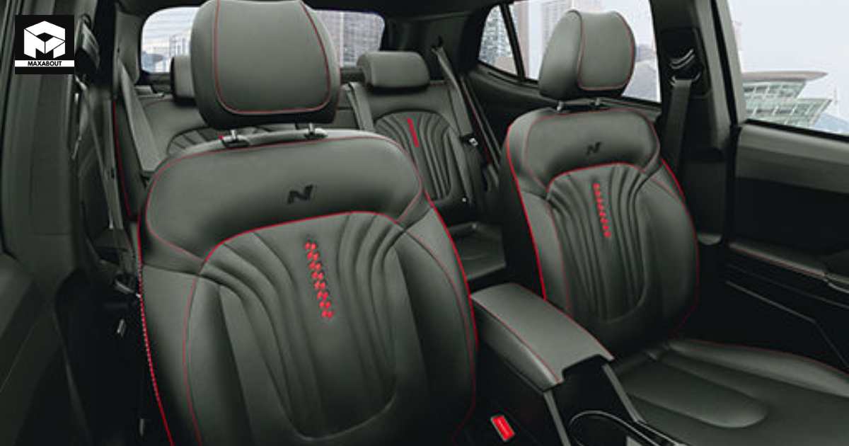 Hyundai Creta N Line Unveils Sporty Black Interiors with Red Accents - closeup