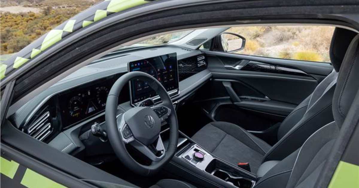 Interior of Volkswagen Tayron Bound for India Leaked - front