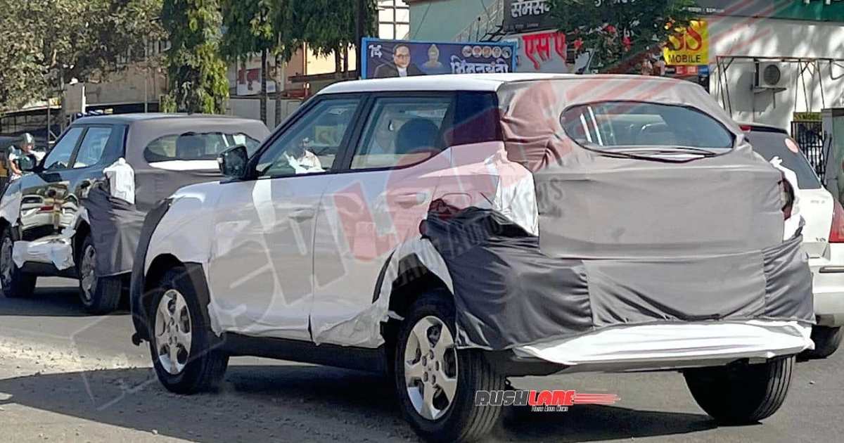 Mahindra XUV300 Facelift Variants Spotted Ahead of Launch - wide