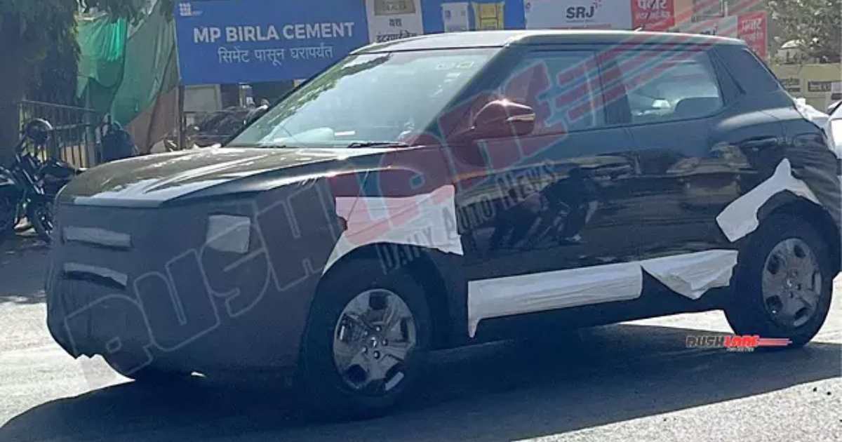 Mahindra XUV300 Facelift Variants Spotted Ahead of Launch - background