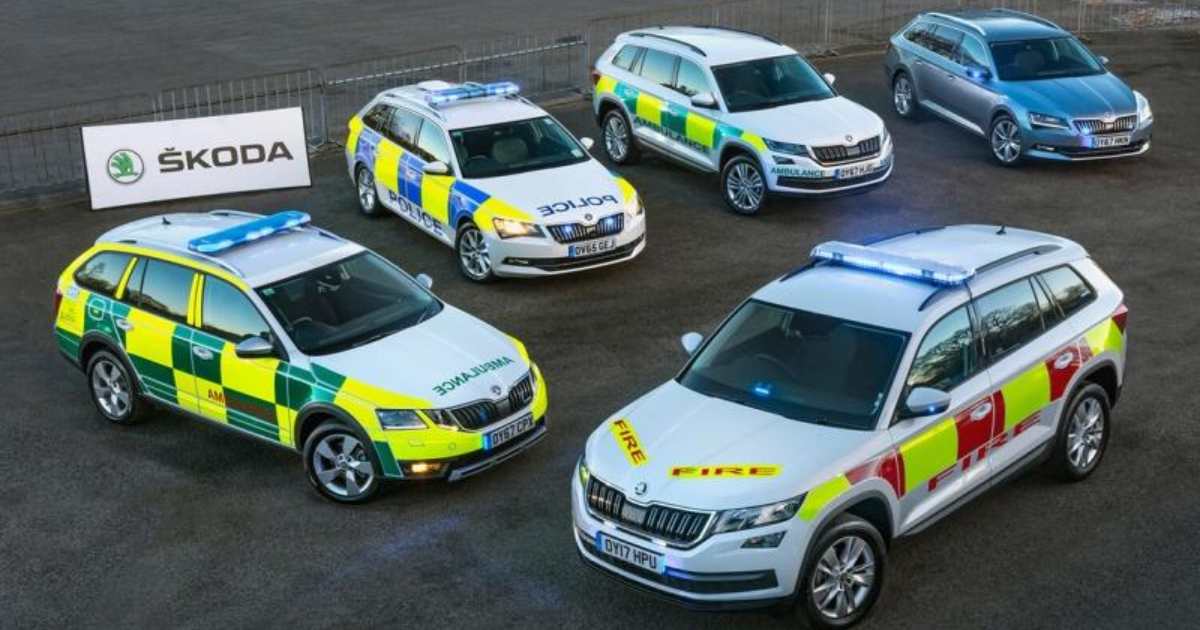 Police Force Enhances Emergency Fleet with 100 Skoda Cars - bottom