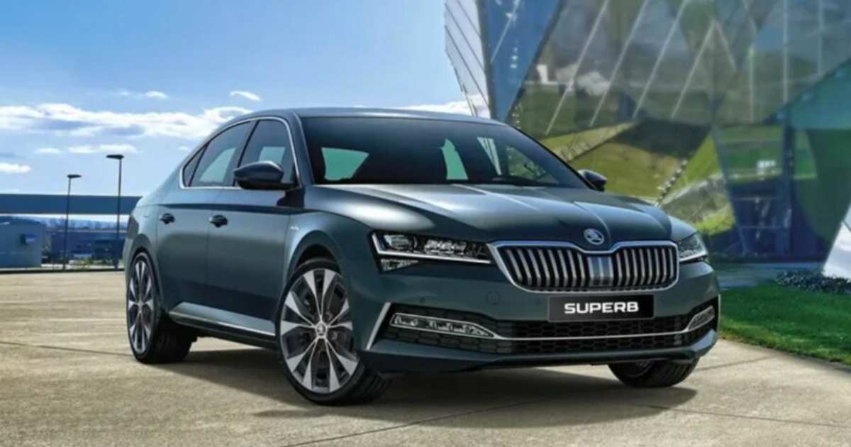 Skoda Superb Re-Launching in India on April 3 - close up