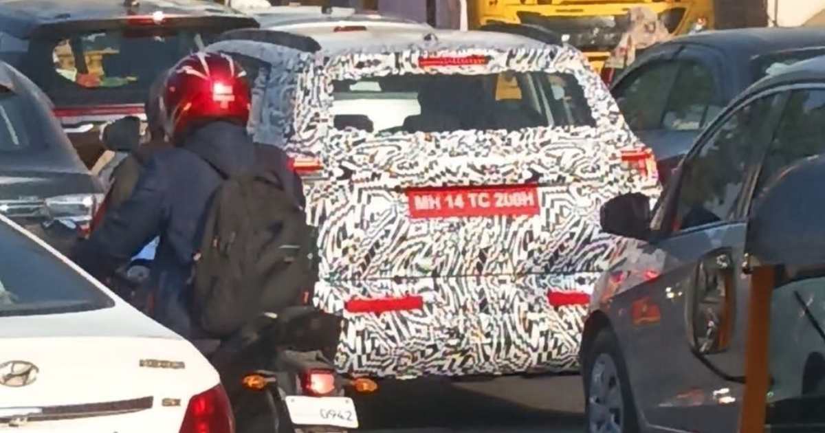 Skoda's Compact SUV Spotted Ahead of 2025 Launch - front