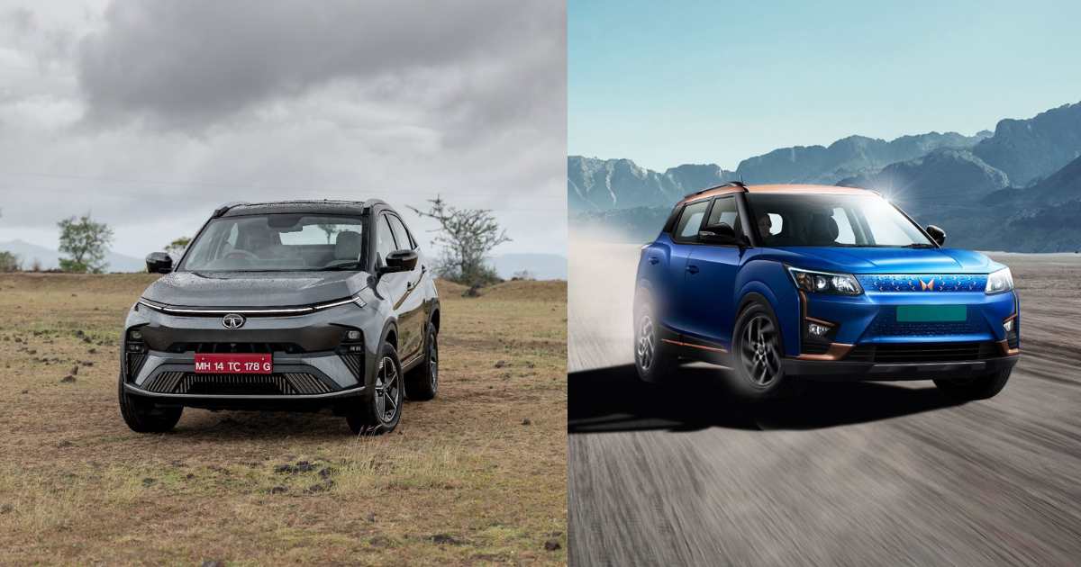 Tata Nexon EV Fearless Plus Long Range vs Mahindra XUV400 EL Pro: A Comparison - midground