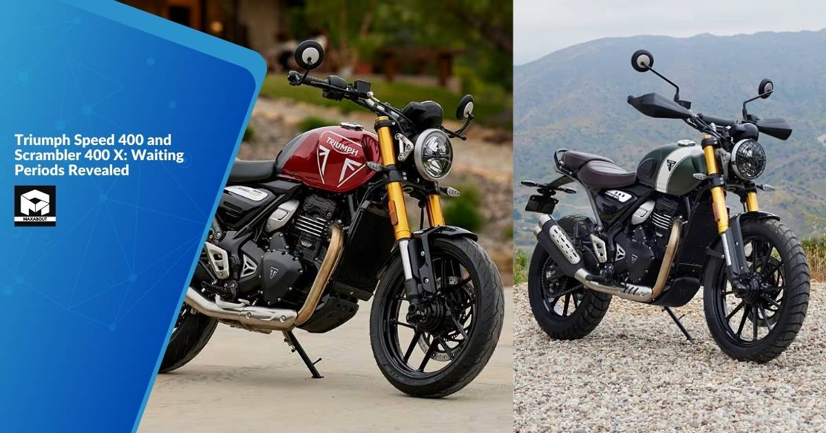  Triumph Speed 400 and Scrambler 400 X: Waiting Periods Revealed